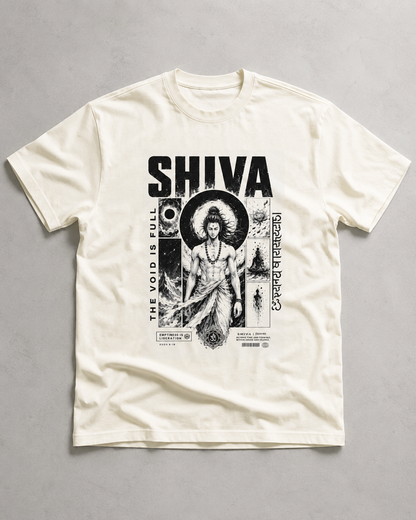 Shiva Theme T-shirt cotton