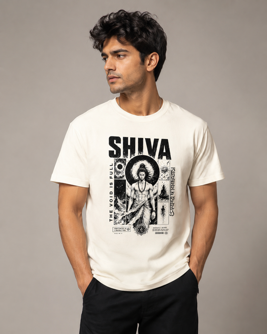 Shiva Theme T-shirt cotton