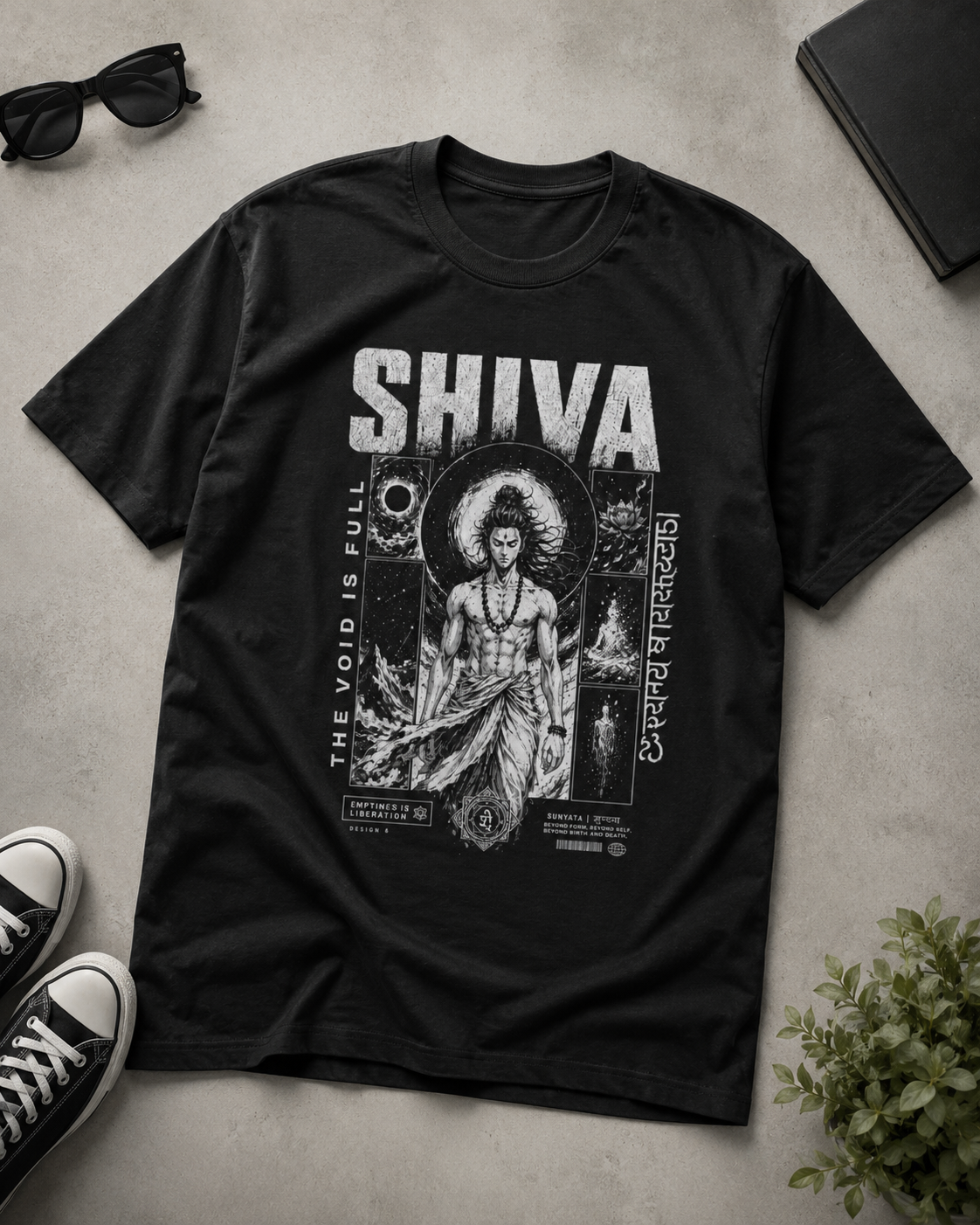 Shiva theme t-shirt