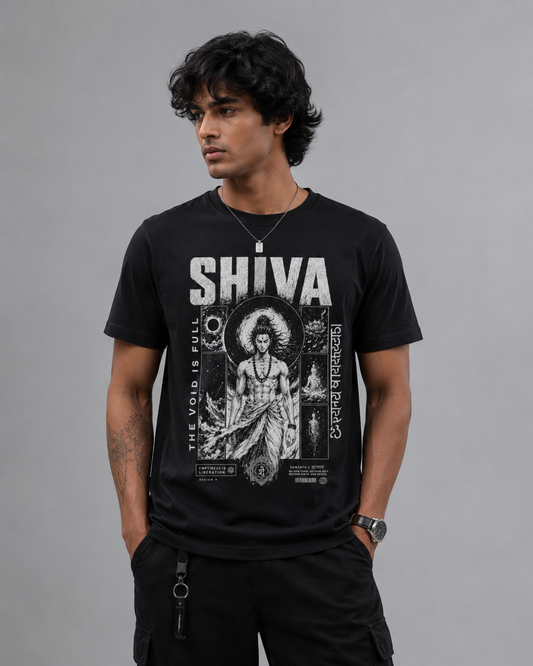 Shiva theme t-shirt