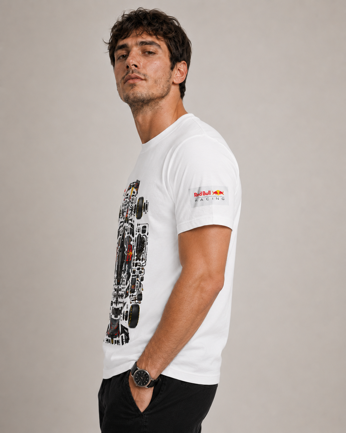 F1 Racing Theme Cotton T-Shirt