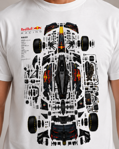 F1 Racing Theme Cotton T-Shirt