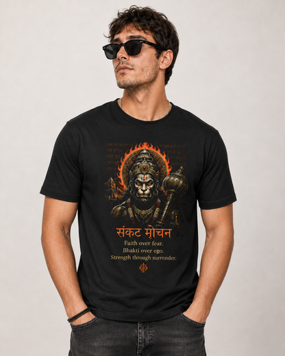 Bajrangbali T-shirt cotton made