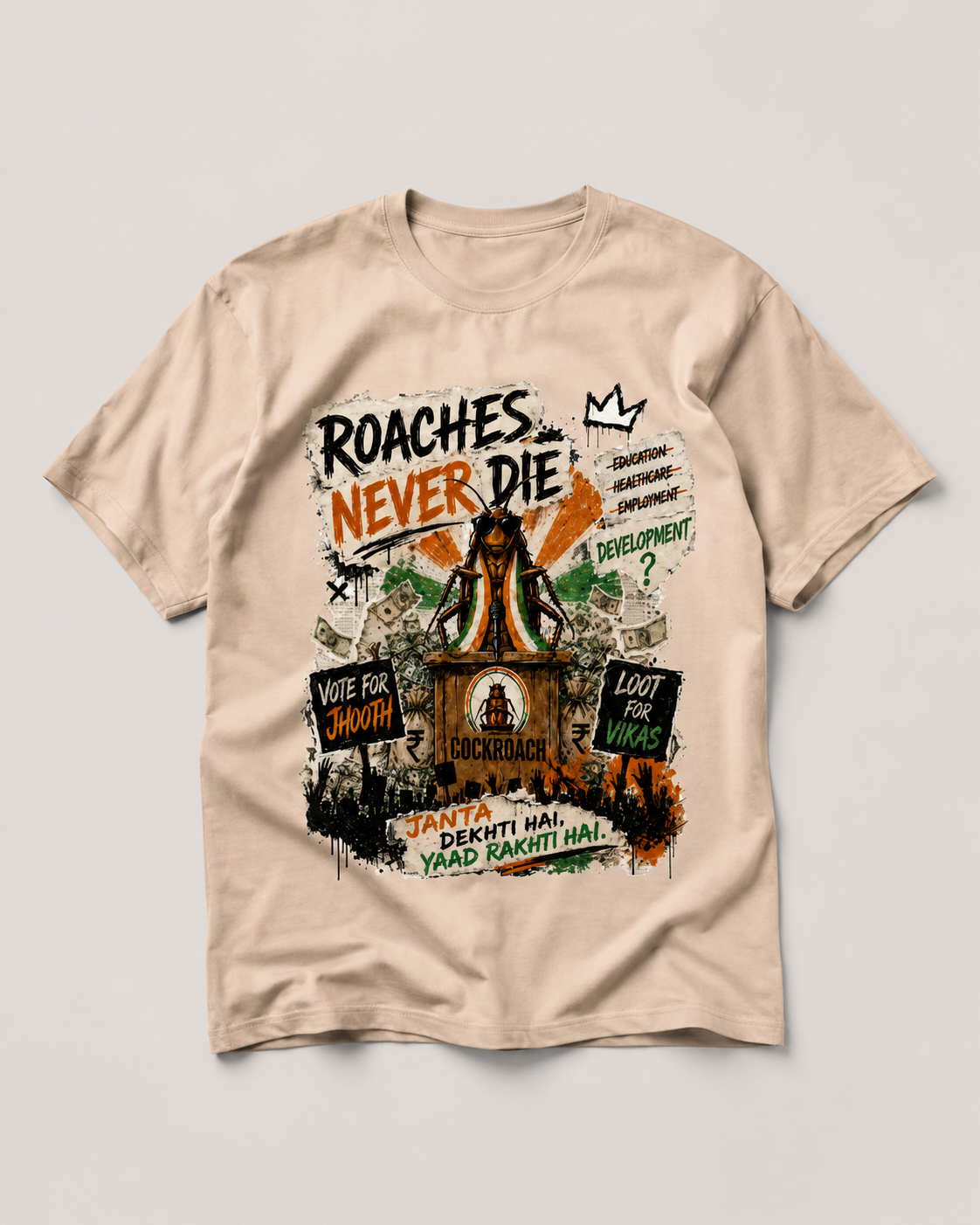 Cockroach t-shirt CJP Theme