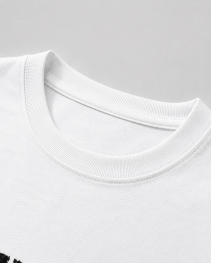 Shiva Theme White Cotton T-Shirt